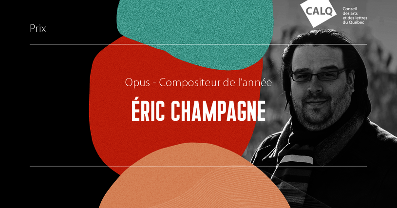 Éric Champagne, lauréat du prix Opus du Compositeur de l'année