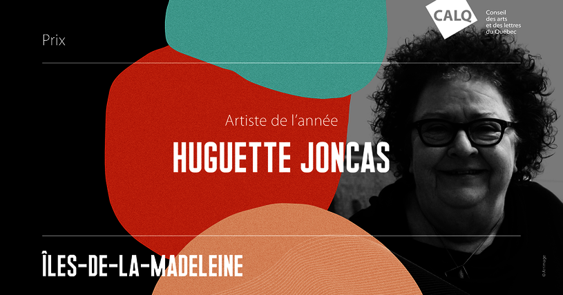 Huguette Joncas, Artiste de l'année aux Iles-de-la-Madeleine