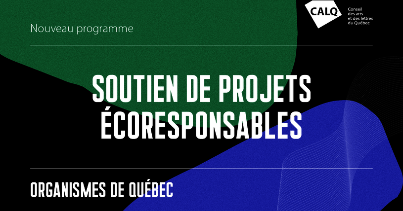 Soutien de projets écoresponsables d'organismes de Québec