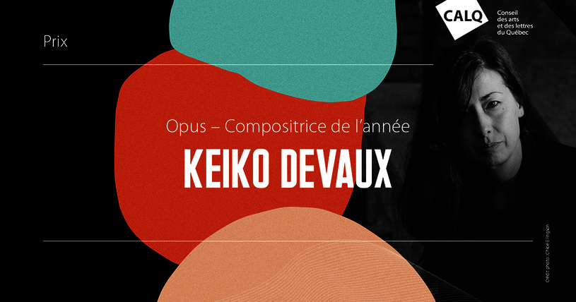 Keiko Devaux, lauréate du prix Opus de la Compositrice de l'année