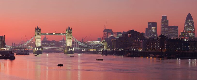 Londres au crépuscule