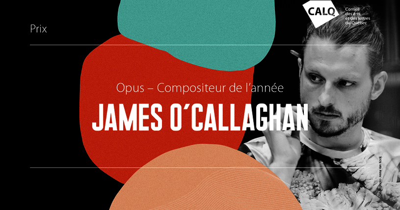 James O'Callaghan reçoit le prix Opus du Compositeur de l’année