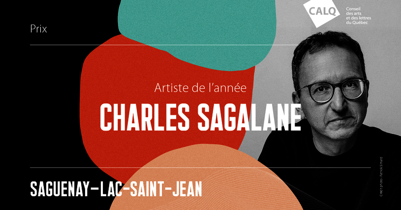 [Translate to English:] Charles Sagalane, Artiste de l’année au Saguenay─Lac-Saint-Jean