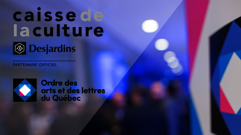La Caisse de la culture, partenaire officiel de l'Ordre des arts et des lettres du Québec