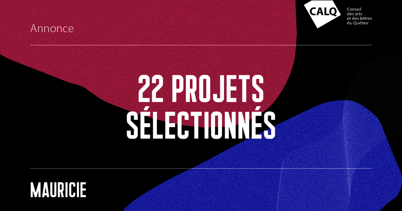 Seize artistes et six organismes ont été soutenus dans le cadre du Programme de partenariat territorial de la Mauricie. (Montage photo: CALQ)