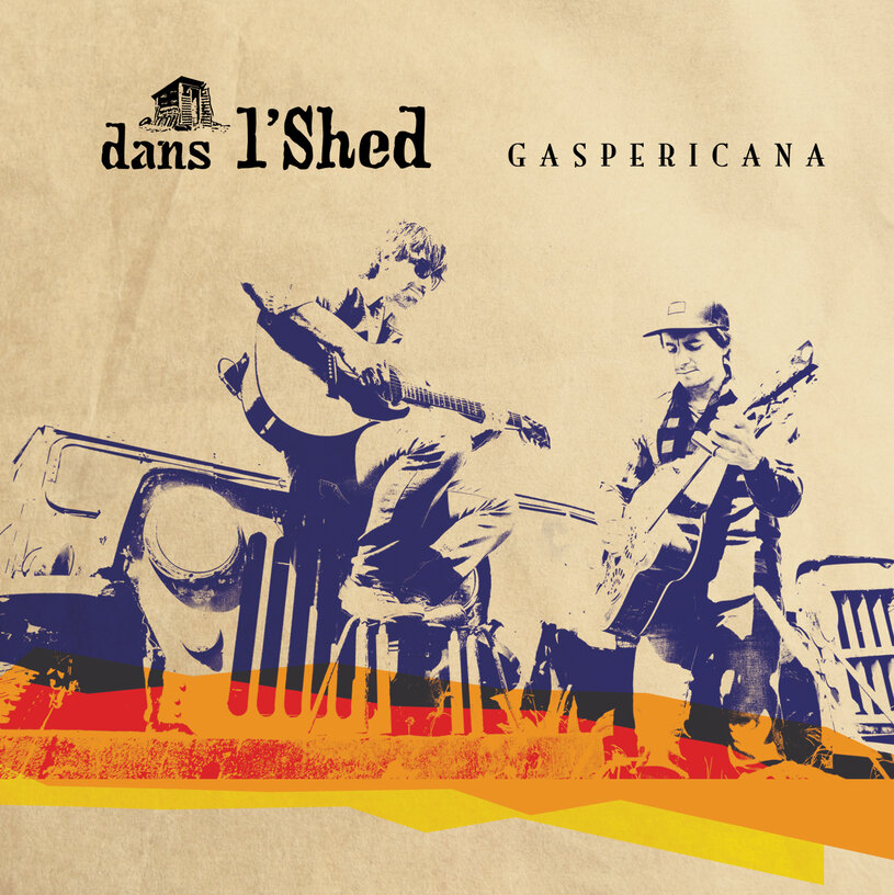 Gaspericana, album du groupe Dans l'Shed. Éric Dion, finaliste au prix du CALQ, - Oeuvre de l'année en Gaspésie