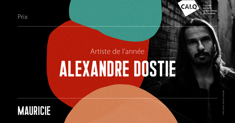 Alexandre Dostie sacré Artiste de l'année en Mauricie
