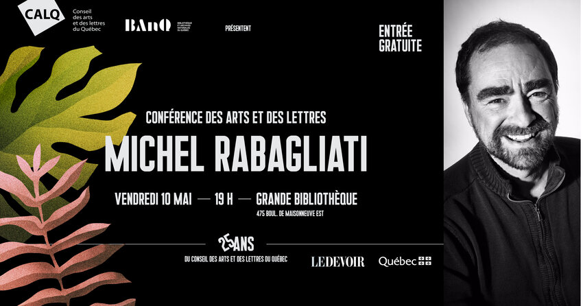 Conférence de Michel Rabagliati le 10 mai prochain.