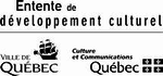 logo de l'Entente de développement culturel avec la Ville de Québec