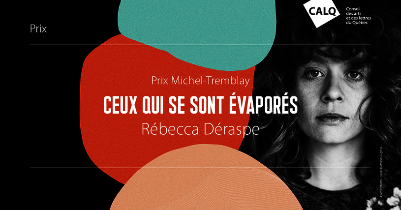 Rébecca Déraspe reçoit le Prix Michel-Tremblay 