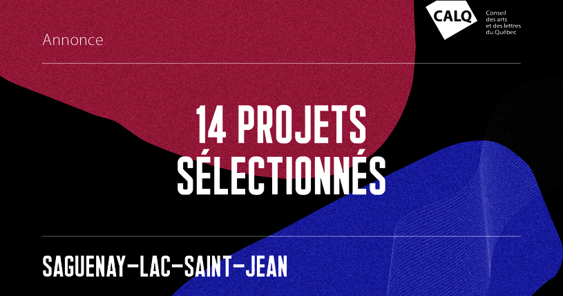 14 projets sélectionnés au Saguenay-Lac-Saint-Jean