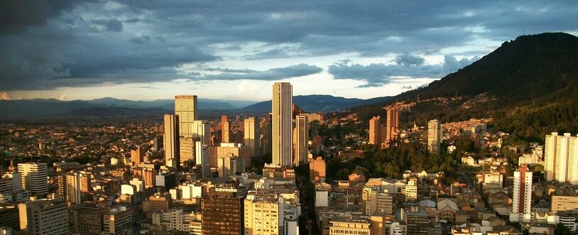 La ville de Bogotá, en Colombie