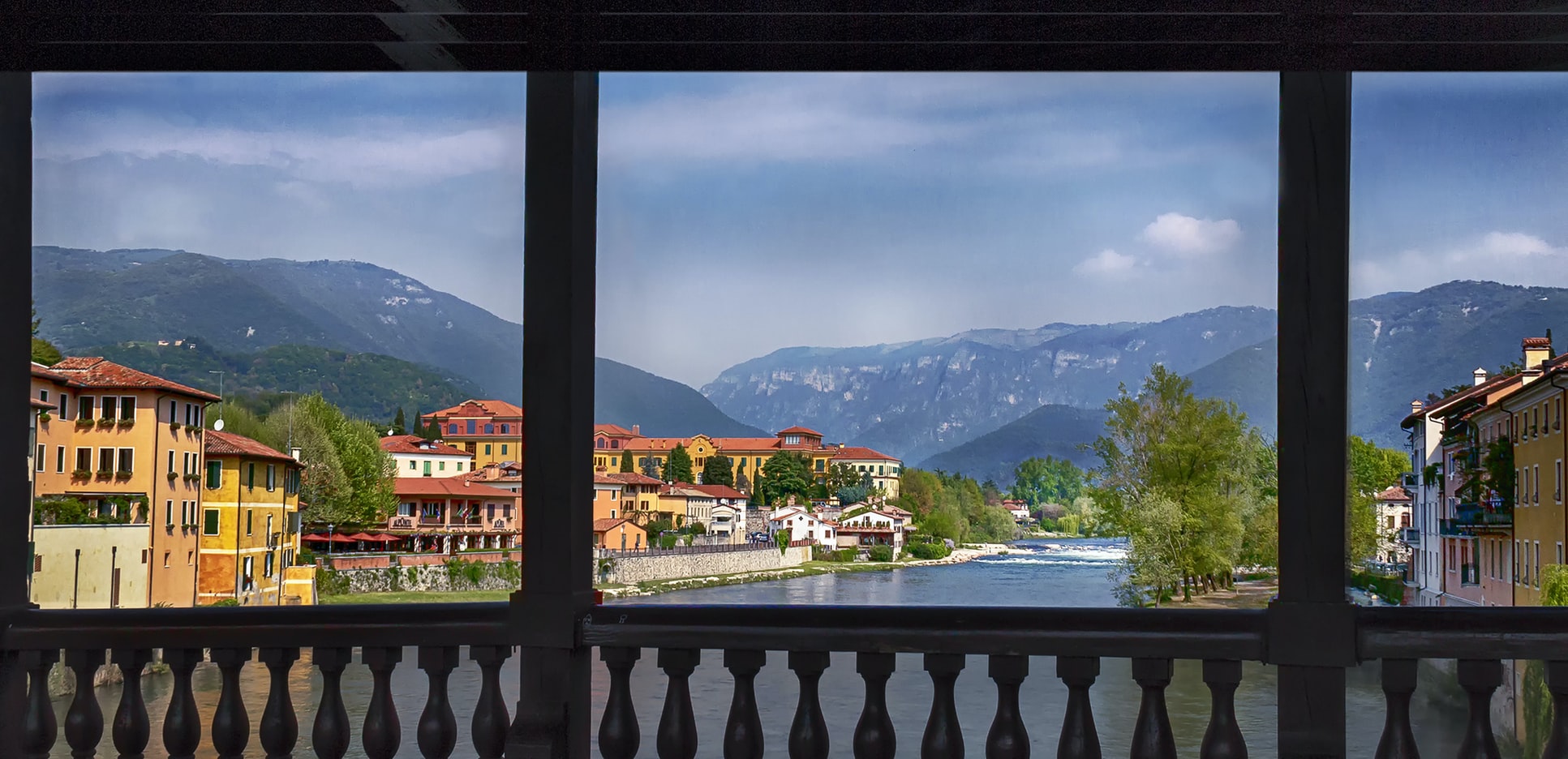 La ville de Bassano del Grappo, en Italie