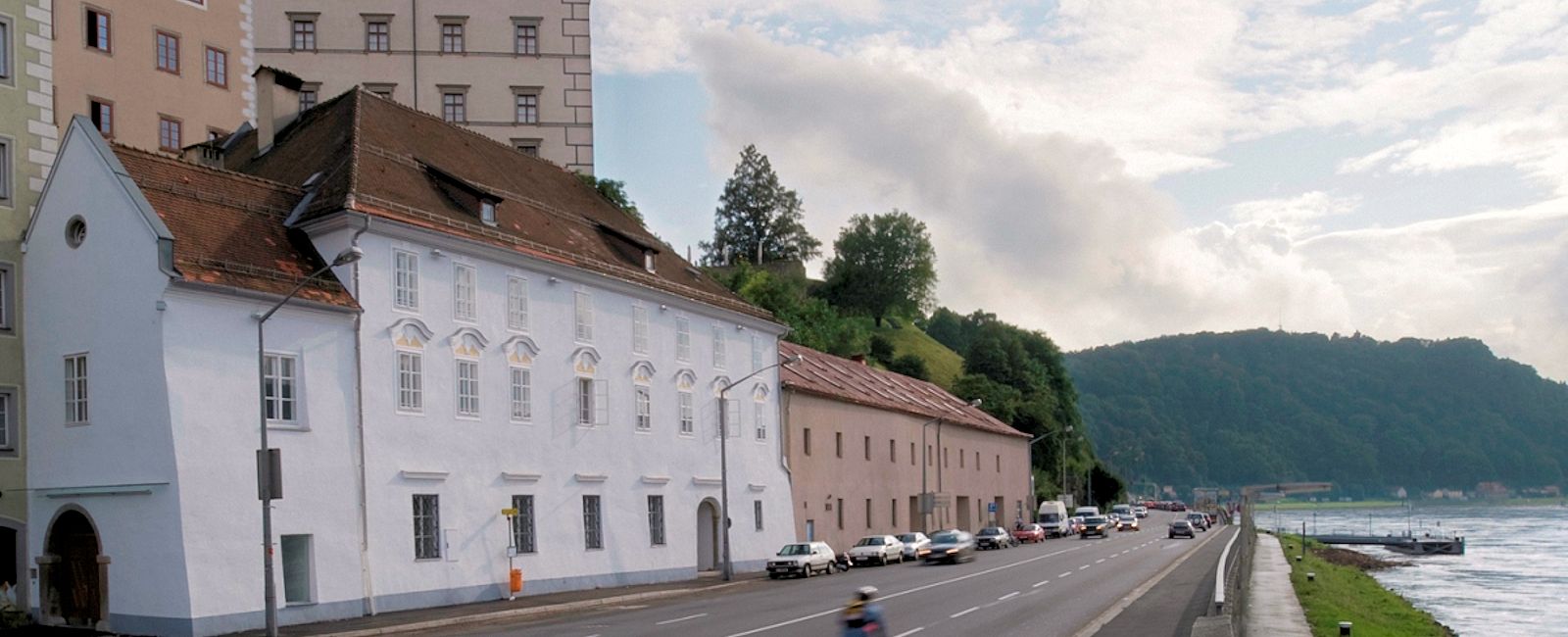 Le Salzamt, au bord du Danube, à Linz, Haute-Autriche