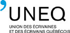 logo de l'UNEQ Union des écrivaines et des écrivains québécois