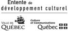 logo de l'Entente de développement culturel - Ville de Québec - Ministère de la culture et des communications