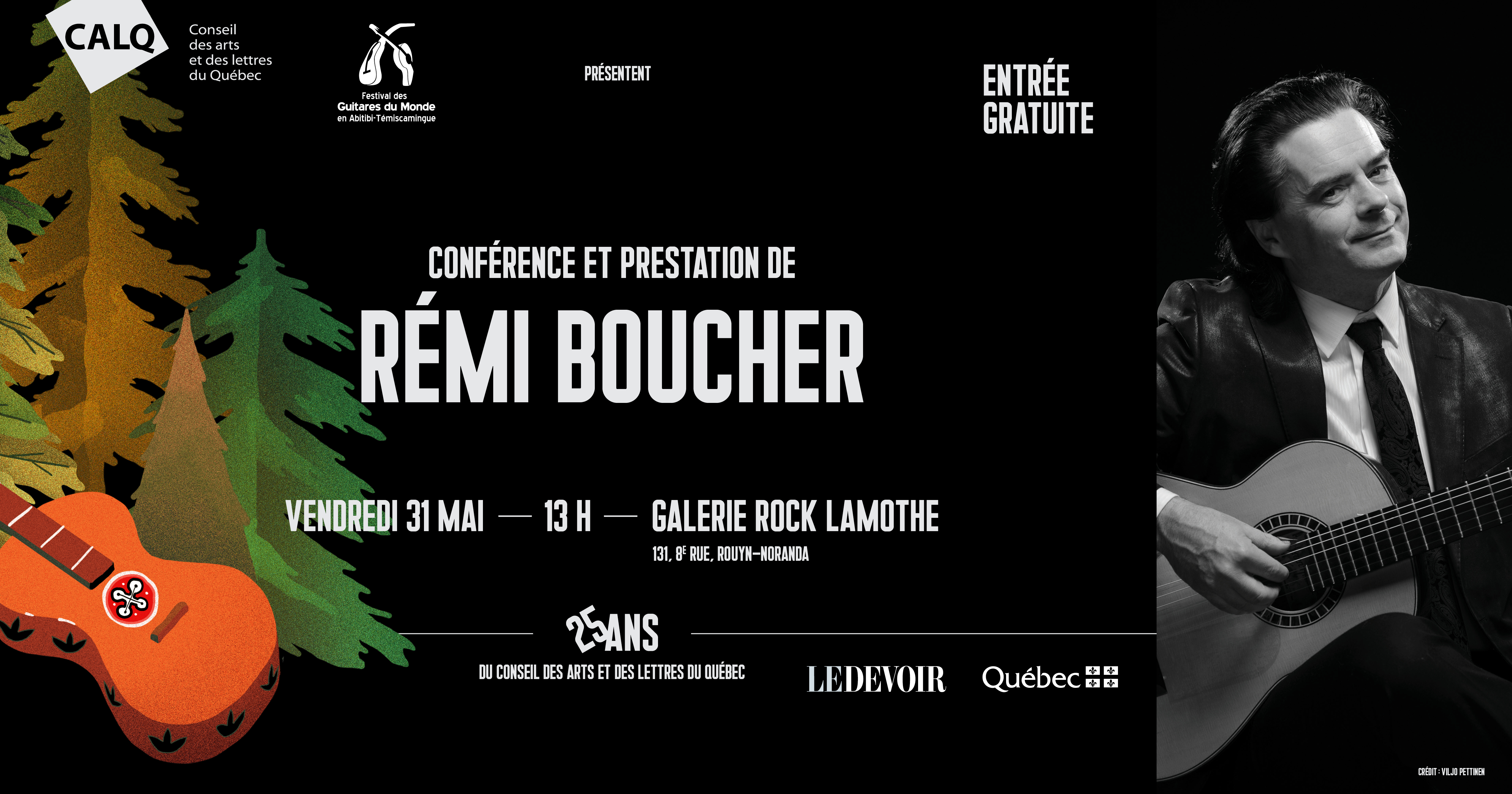 Conférence de Rémi Boucher, le 31 mai prochain.