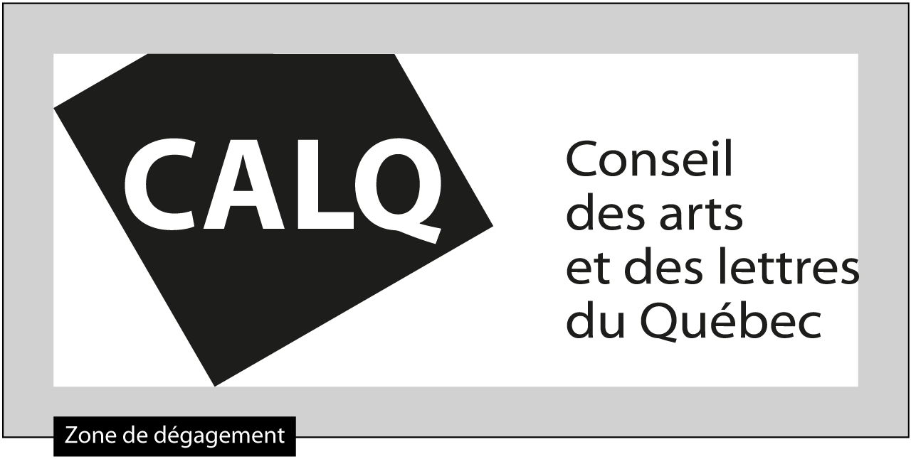 Zone de dégagement de la signature visuelle du CALQ